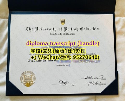 谁有北英属哥伦比亚大学毕业证书文凭样本？